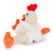 Fat White Rooster Dog Toy - Small  