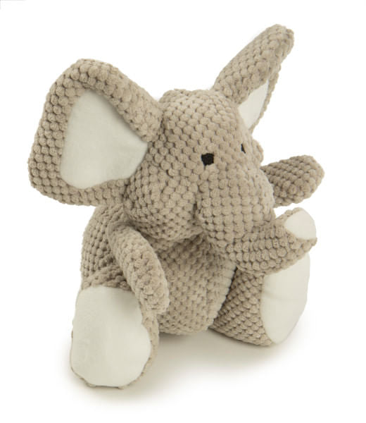 Gray Elephant Dog Toy, Large -   