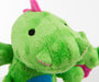 Skinny Green Dragon Dog Toy, Large -   