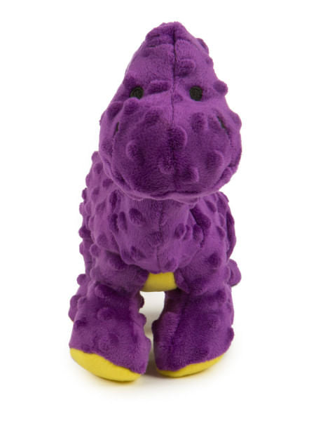 Dinos Purple Bruto Brontosaurus Dog Toy - Small  