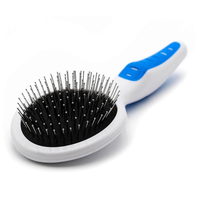 GripSoft Pin Brush for Dogs & Cats, 10"L