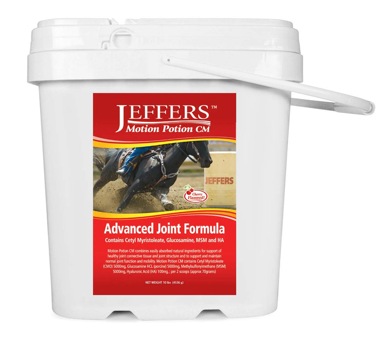 Jeffers Motion Potion CM Powder - 10 lb Jeffers Motion Potion CM Powder, (up to 120 days)  