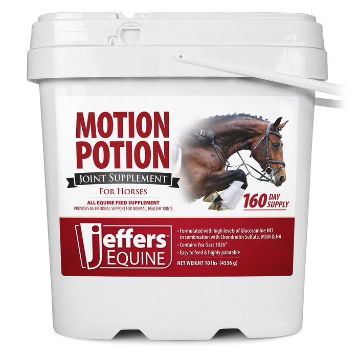 Suplemento para articulaciones en pellets Jeffers Motion Potion para caballos