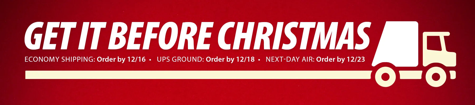 Get it before Christmas. Gifts for the whole family