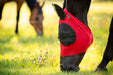 Lycra Fly Mask with Ears for Horses - Jeffers Red Full 