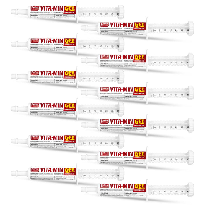 Jeffers Vita-Min Gel with Vit E & B12 for Cattle, Horses, Sheep, Goats & Swine