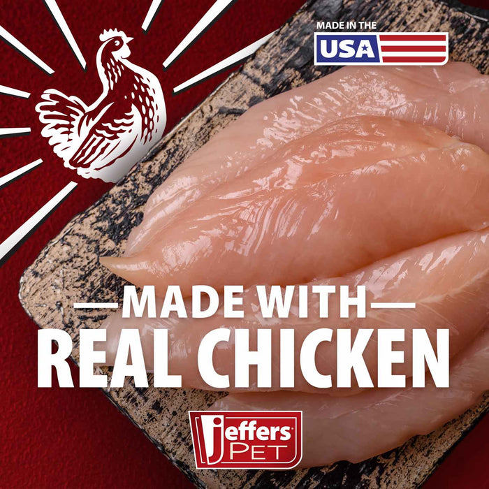 Jeffers Chicken Jerky Healthy Dog Treats, 24 oz 100% Natural Grain-free, Gluten-free, Made in USA