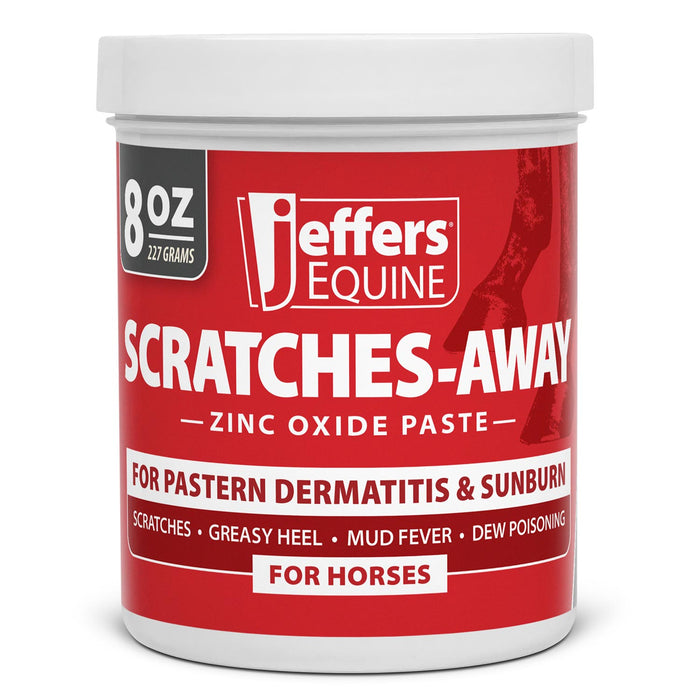 Jeffers Scratches Away Zinc Oxide Paste for Horses, Scratches, Greasy Heel & Pastern Dermatitis
