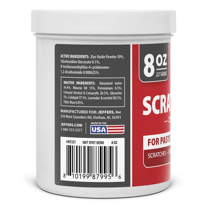 Jeffers Scratches Away Zinc Oxide Paste for Horses, Scratches, Greasy Heel & Pastern Dermatitis