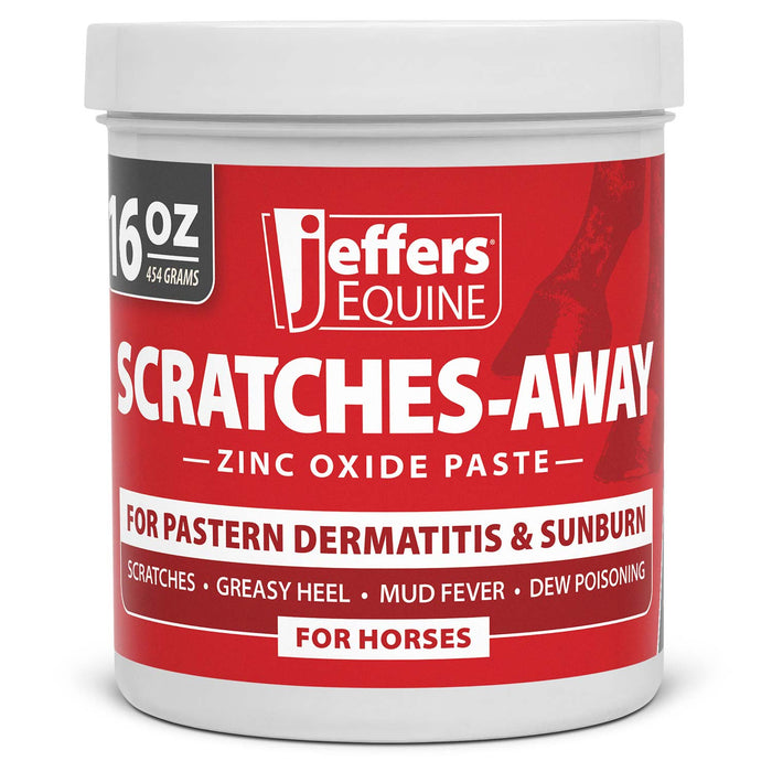 Jeffers Scratches Away Zinc Oxide Paste for Horses, Scratches, Greasy Heel & Pastern Dermatitis