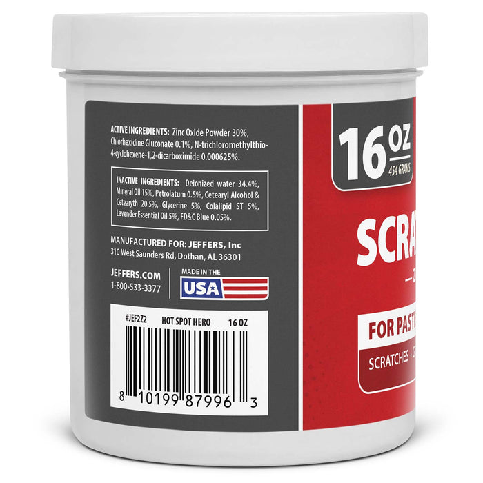 Jeffers Scratches Away Zinc Oxide Paste for Horses, Scratches, Greasy Heel & Pastern Dermatitis