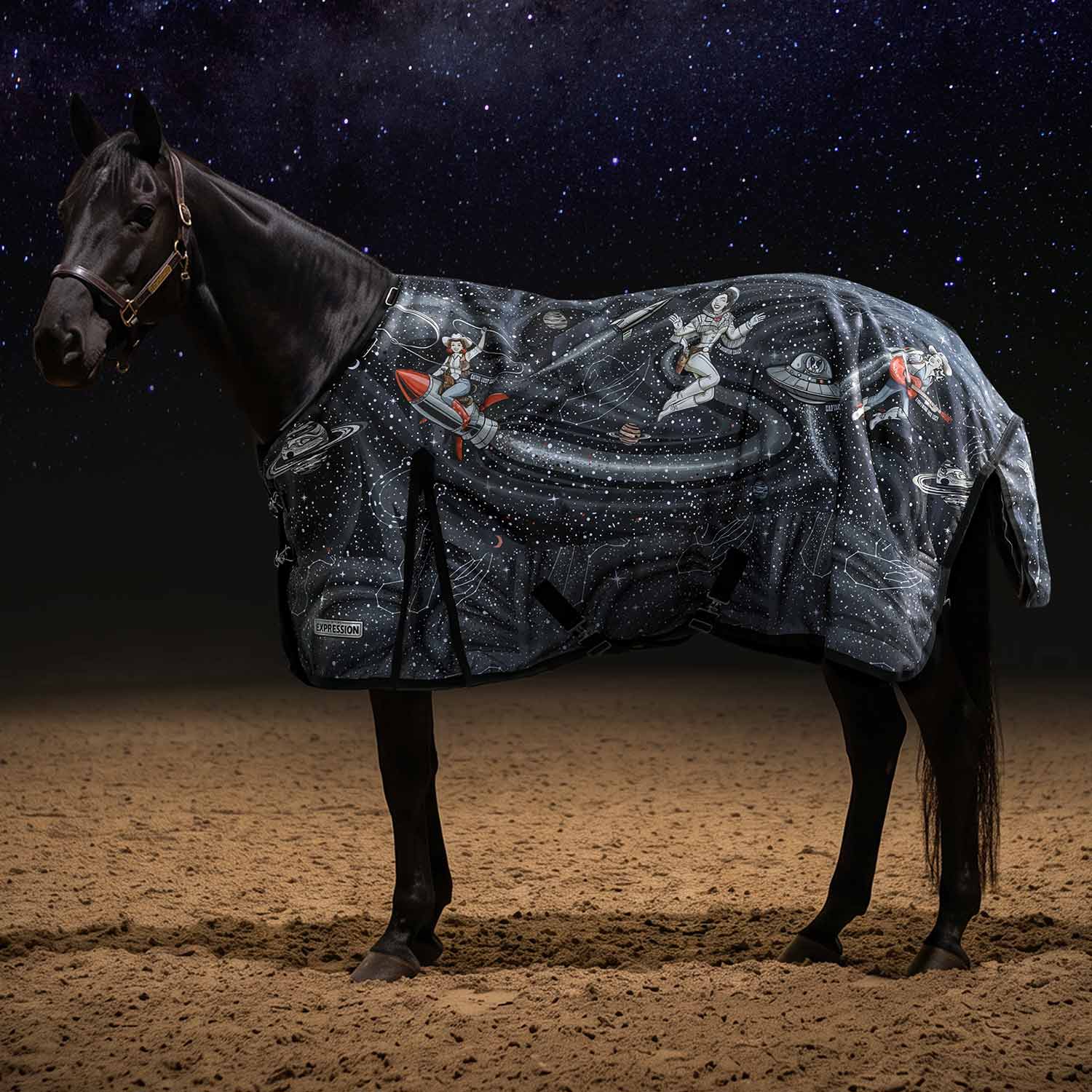 Jeffers Expression 1200 Denier Standard Neck Turnout Horse Blanket