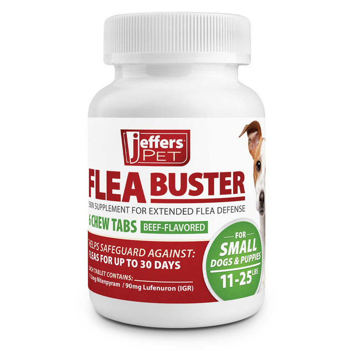 Jeffers Flea Buster Monthly Oral Flea Supplement for Dogs