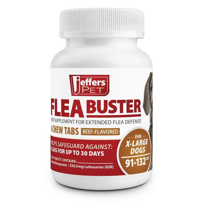 Jeffers Flea Buster Monthly Oral Flea Supplement for Dogs