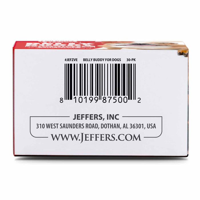 Jeffers BELLY BUDDY Probiotic Supplement Powder for Dogs – Multi-Strain Digestive & Immune Support