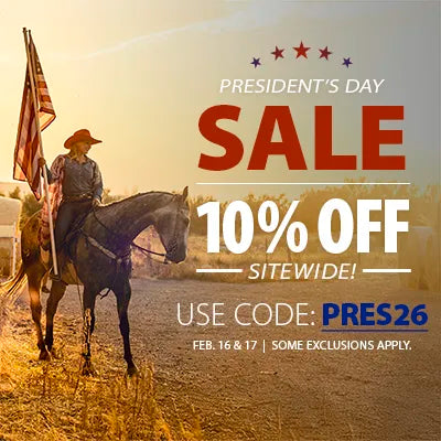 President's Day sale save 10% off with code: PRES26 - Some exclusions apply