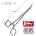 Artery Forceps/Needle Holder - Artery Forceps/Needle Holder, Curved 6½"  