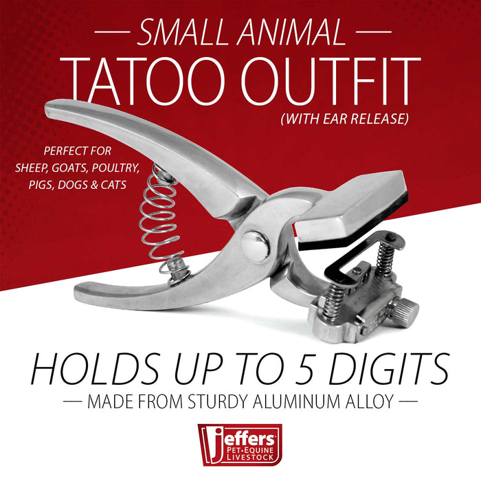 Jeffers Small Animal Tattoo Outfit with Roll-On Ink