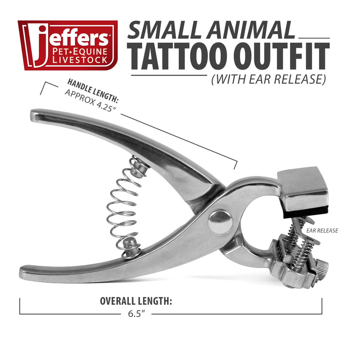 Jeffers Small Animal Tattoo Outfit with Roll-On Ink