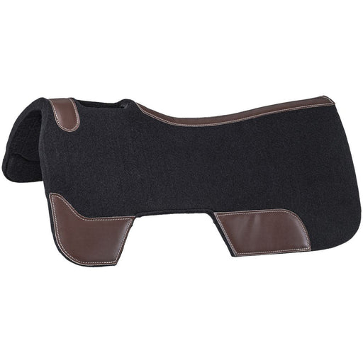 Tough1 Close Contact Felt Saddle Pad Color Black