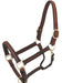 Royal King Raised Leather Halter -   