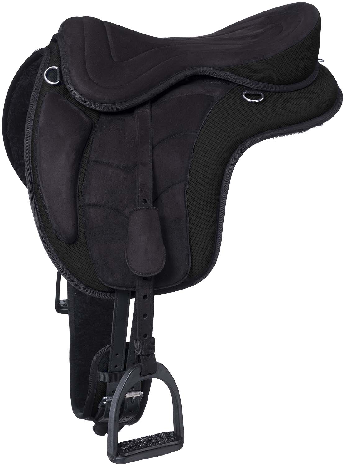 horse gear sattel Tough-1 Treeless Endurance Saddle Black / Medium