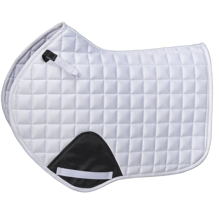 Equitare Close Contact All Purpose Shaped Square Pad - White  