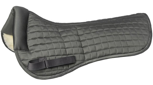 Equitare Fleece Bottom Half Pad - Pewter  