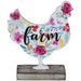 Floral Tabletop Farm Animal Hanging - Multi  