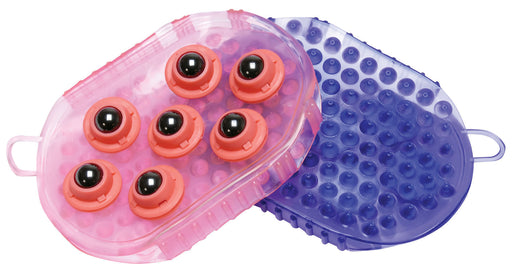 Jelly Massage Mitt w/ Magnetic Therapy Balls -   