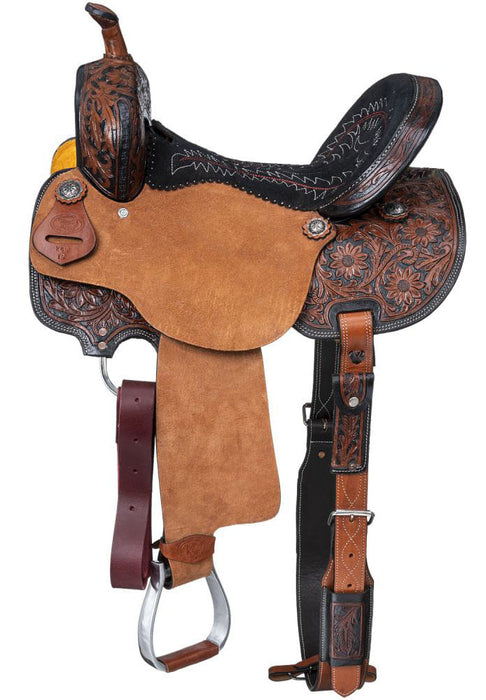 Royal King Two Tone Hawley Barrel Saddle Package - Brown  