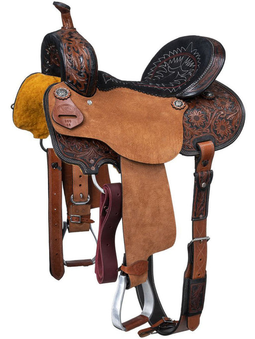 Royal King Two Tone Hawley Barrel Saddle Package - Brown  