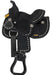 King Series Mini Stratford Suede Barrel Saddle - Black  