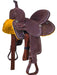 King Series Youth Stratford Suede Barrel Saddle - Brown 13 in 