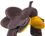 King Series Youth Stratford Suede Barrel Saddle - Brown 13 in 