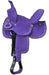 King Series Stratford Suede Barrel Saddle - Purple 17 in 