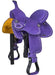 King Series Stratford Suede Barrel Saddle - Purple 17 in 