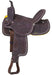 King Series Stratford Suede Barrel Saddle - Brown 16 in 