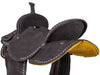 King Series Stratford Suede Barrel Saddle - Brown 16 in 