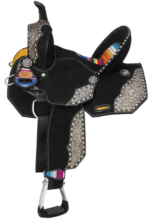 Royal King Youth Pecos Saddle - Black 12 in 