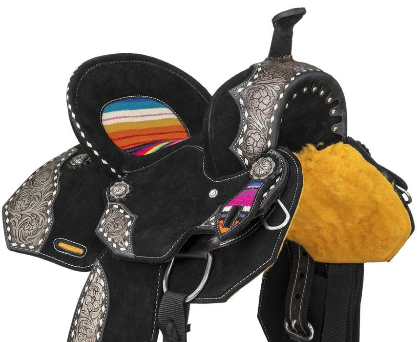 Royal King Youth Pecos Saddle - Black 12 in 