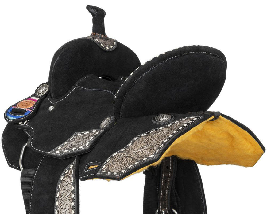 Royal King Youth Pecos Saddle - Black 12 in 