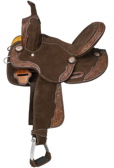 Royal King Youth Laramie Saddle, Brown - Brown  