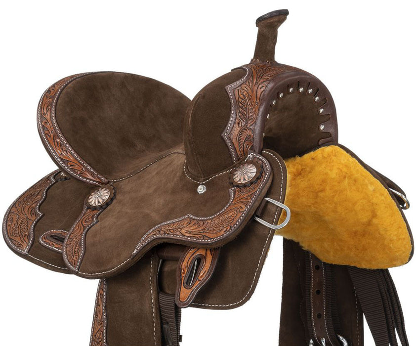 Royal King Youth Laramie Saddle, Brown - Brown  