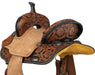 Royal King Youth Dublin Barrel Saddle - Brown 12 in 