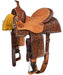 Silver Royal Autry Barrel Saddle - Brown 15 in 