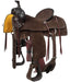 Silver Royal Youth Ranger Ranch Saddle, Brown - Brown 12 in 