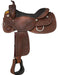 Silver Royal Skidmore Reiner Saddle - Brown 16 in 