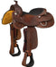 Silver Royal Skidmore Reiner Saddle - Brown 16 in 