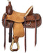 Silver Royal Youth Bodie Hard Seat Ranch Saddle - Brown 13 in 